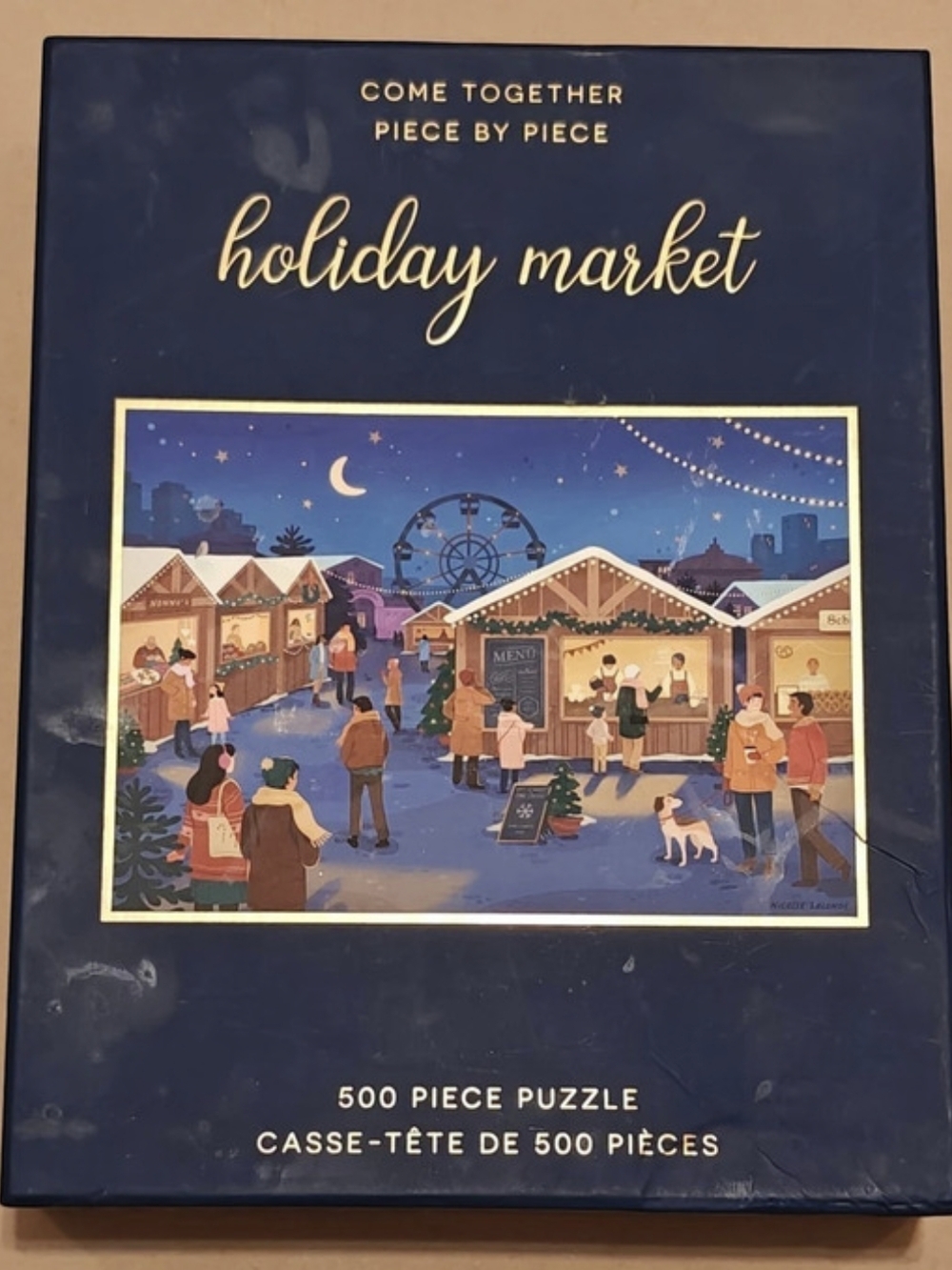 Hobbry Holiday Market 500 Piece Puzzle